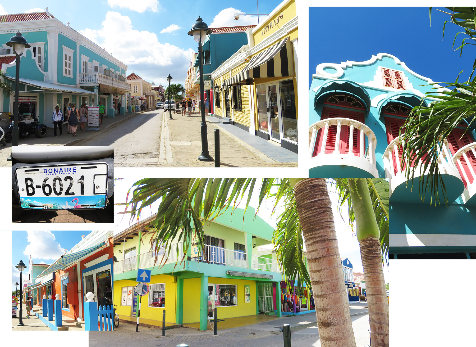Karibik Kreuzfahrt Bonaire Kralendijk Stadt Häuser