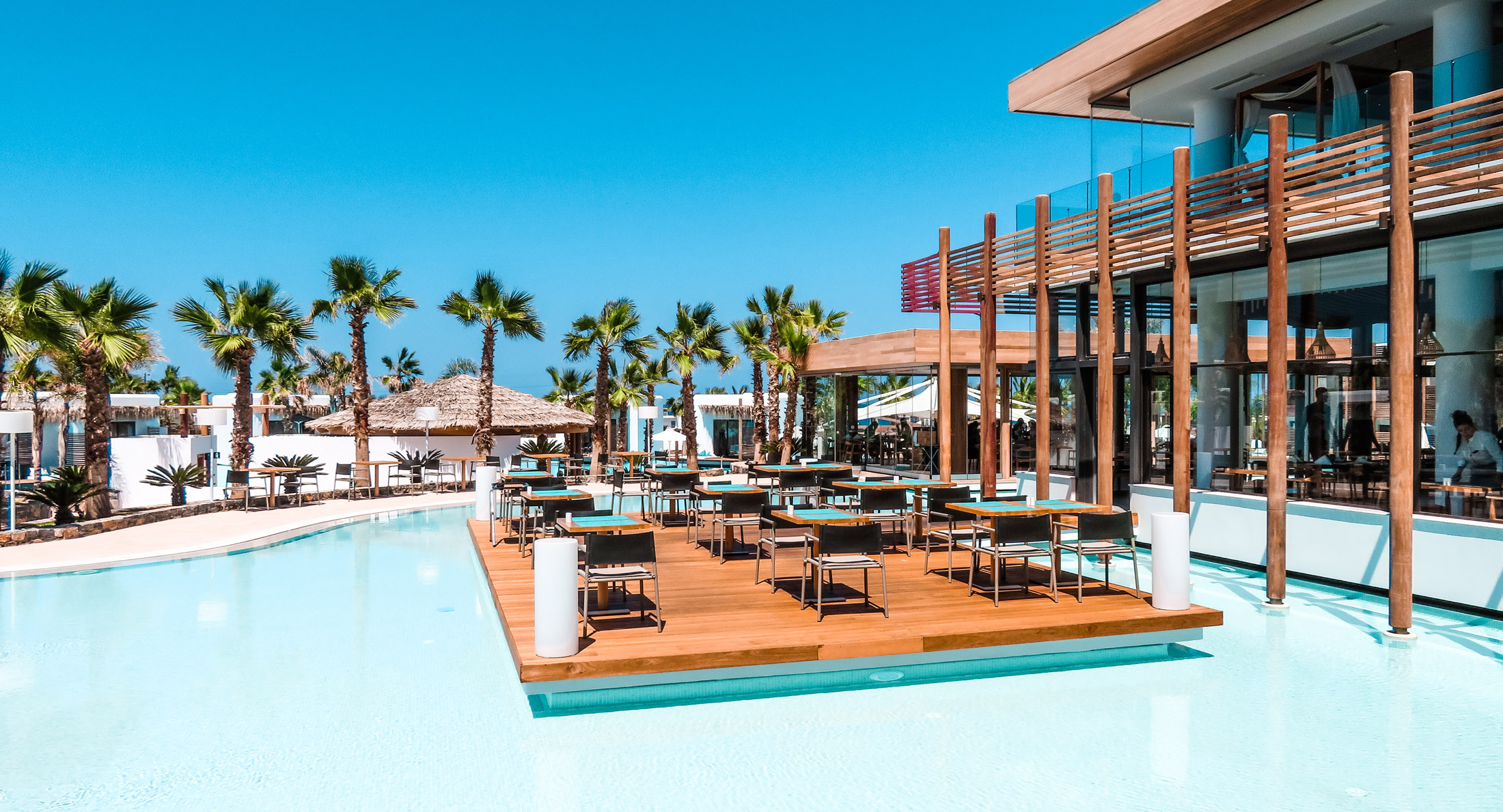 Stella Island Luxury Resort Kreta Restaurant Terrasse