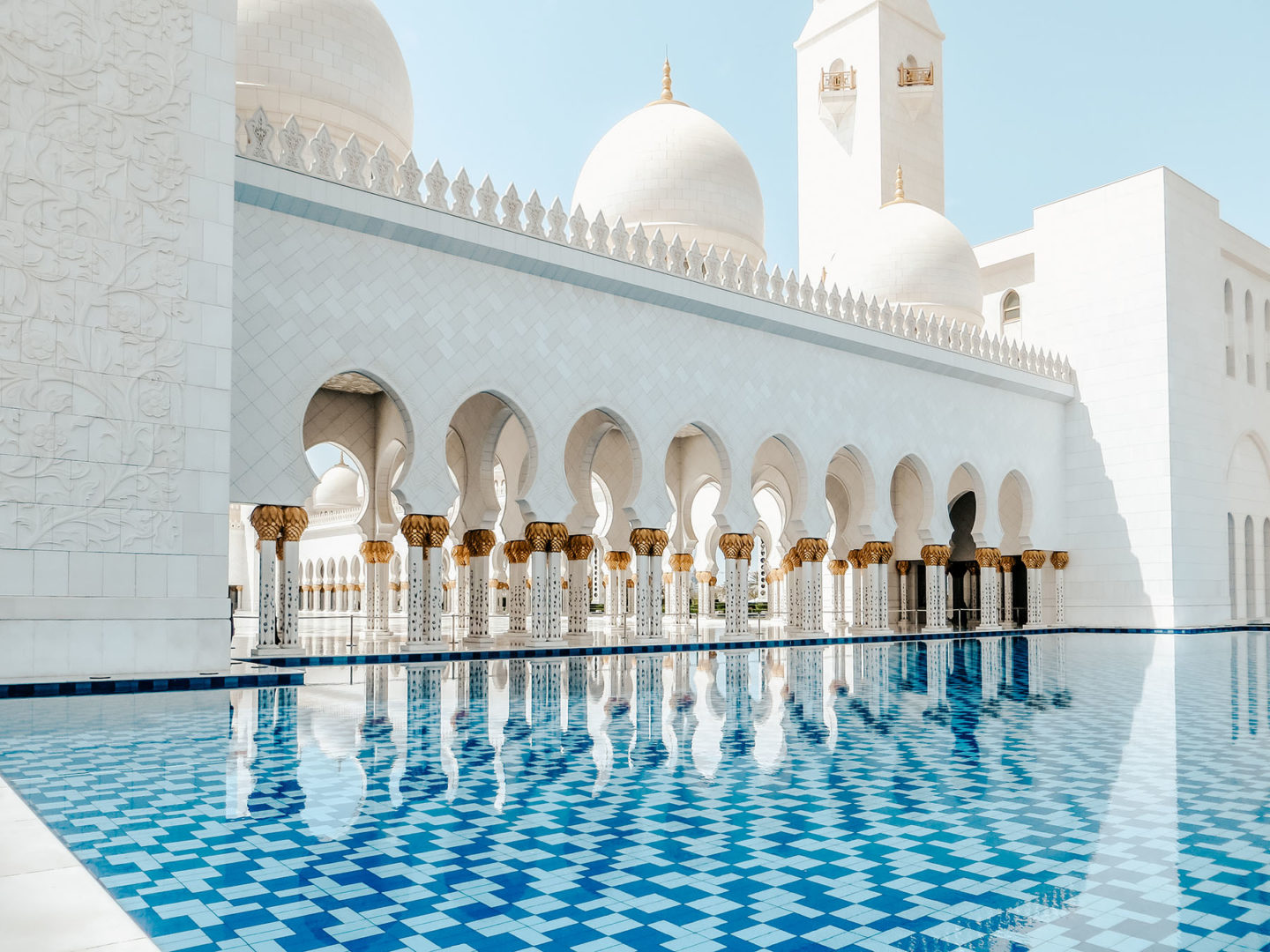 Orient Kreuzfahrt Abu Dhabi Scheich Zayid Moschee 3