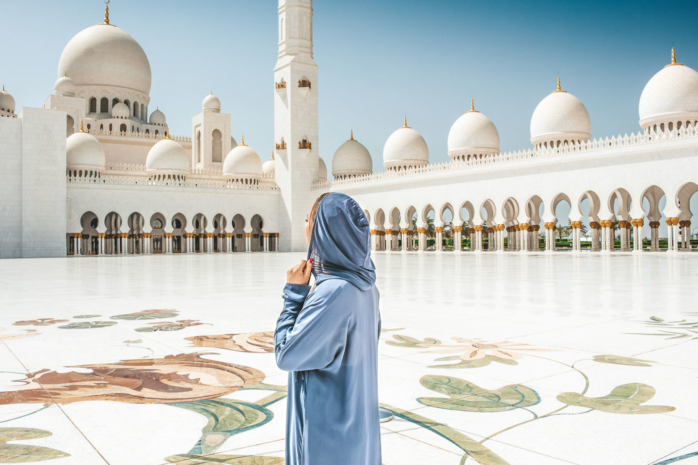 Orient Kreuzfahrt Abu Dhabi Scheich Zayid Moschee 6