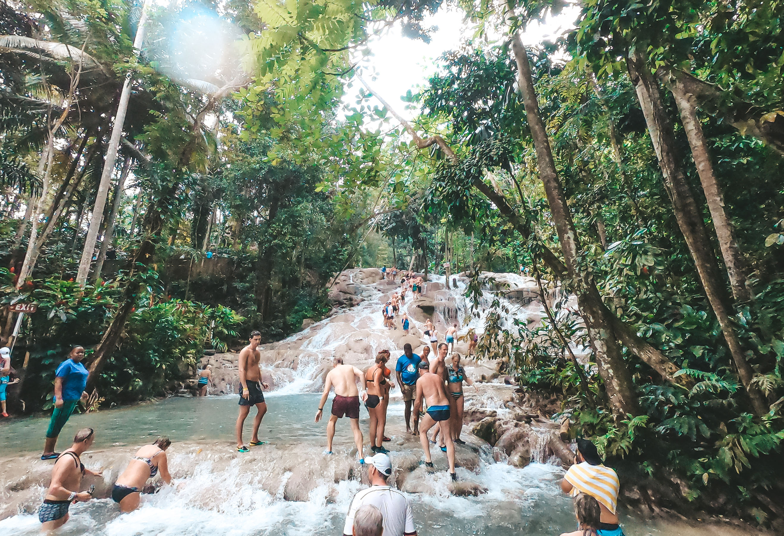 Mittelamerika Kreuzfahrt Jamaika Dunns River Falls