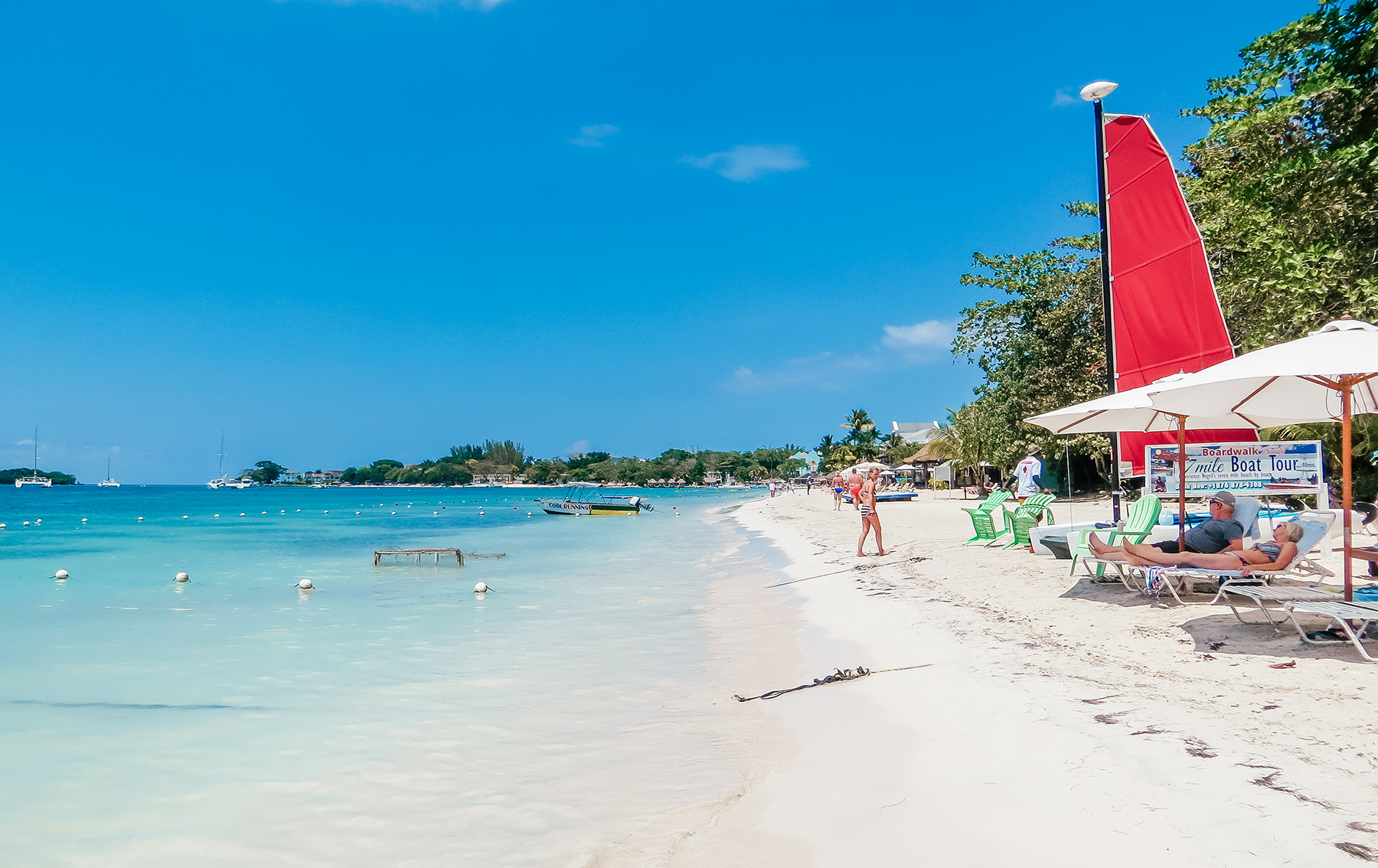 Mittelamerika Kreuzfahrt Ausflug Seven Mile Beach Negril Jamaika
